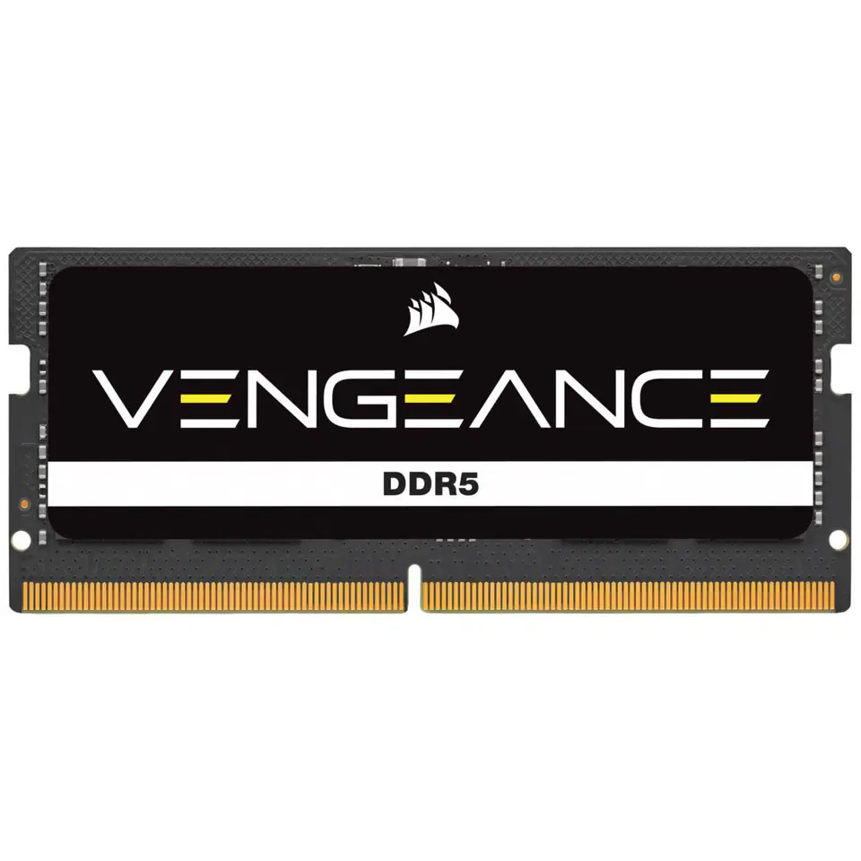 ⁨Memory DDR5 Vengeance 16GB/4800 (1*16) CL40 SODIMM, black⁩ at Wasserman.eu