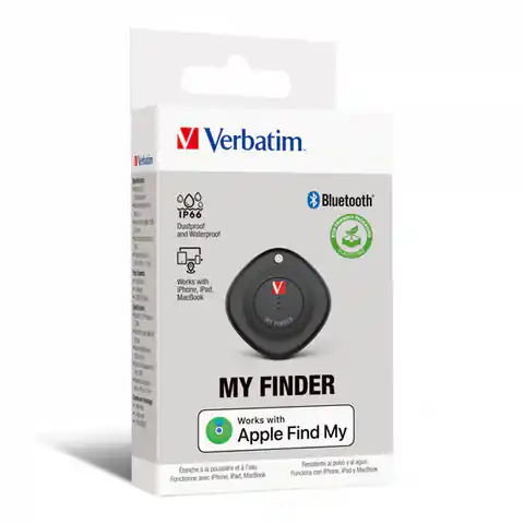 ⁨Lokalizator Bluetooth My Finder MYF-01 czarny, 32130, Verbatim⁩ w sklepie Wasserman.eu