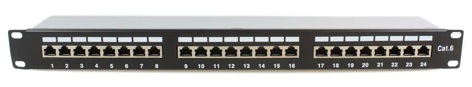 ⁨MicroConnect 19" FTP. 6 patch panel⁩ w sklepie Wasserman.eu