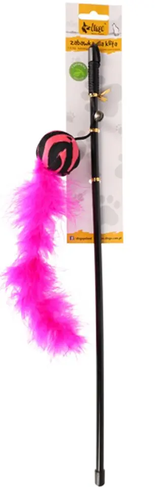 ⁨Dingo Cat fishing rod - ball with tail pink⁩ at Wasserman.eu