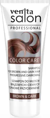 ⁨VENITA Salon Professional Szampon Color Care do włosów brązowych i ciemnych - stopniowo przyciemniający 200ml⁩ w sklepie Wasserman.eu