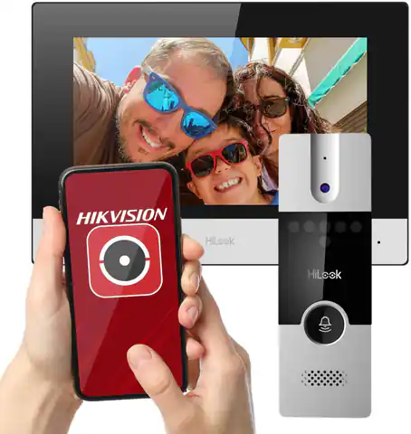 ⁨Zestaw wideodomofonowy Hilook by Hikvision HD-VIS-04⁩ w sklepie Wasserman.eu