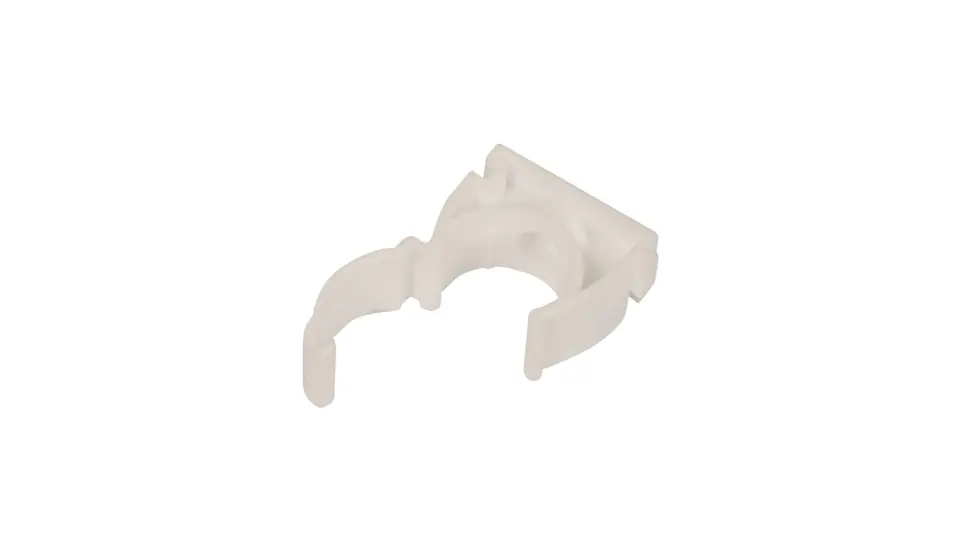 ⁨Closed bracket for smooth pipes UZ 22 white 68044 /100pcs/⁩ at Wasserman.eu