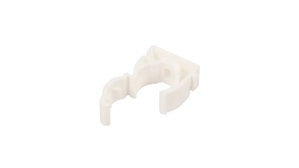 ⁨Closed tube holder 18mm white UZE-18 /100pcs/⁩ at Wasserman.eu