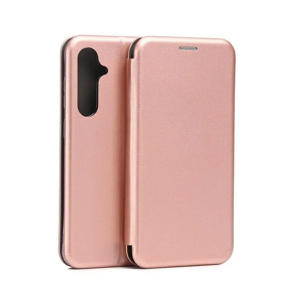 ⁨Beline Etui Book Magnetic Samsung S23 FES711 różowo-złoty/rose gold⁩ w sklepie Wasserman.eu