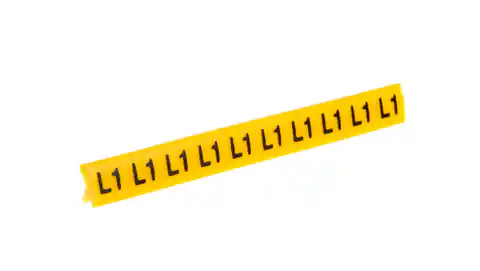 ⁨Oznacznik do złączek EZ-5/L1 żółty R34RR-02050306700 /100szt./⁩ w sklepie Wasserman.eu