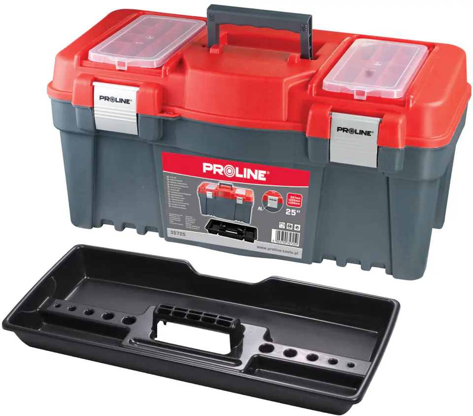 TOOL BOX WITH ALU LOCK 16" 398*200*186, PROLINE at Wasserman.eu
