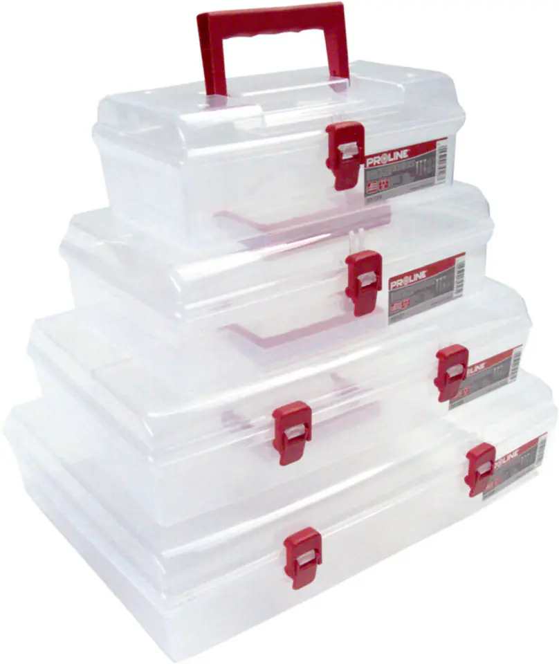 ⁨STORAGE BOX WITH HANDLE, 6PART,400X298X85, PROLINE⁩ at Wasserman.eu