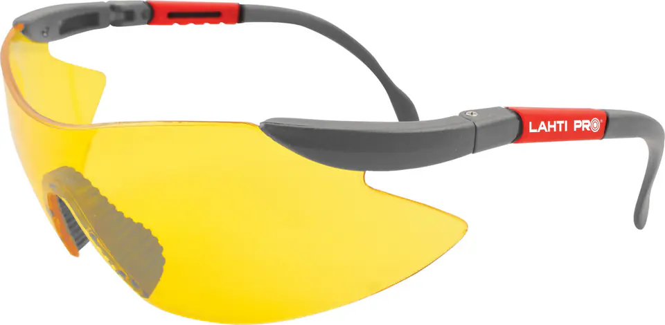 ⁨SAFETY GLASSES, YELLOW, ADJUST., POUCH+CORD, CE, LAHTI⁩ at Wasserman.eu