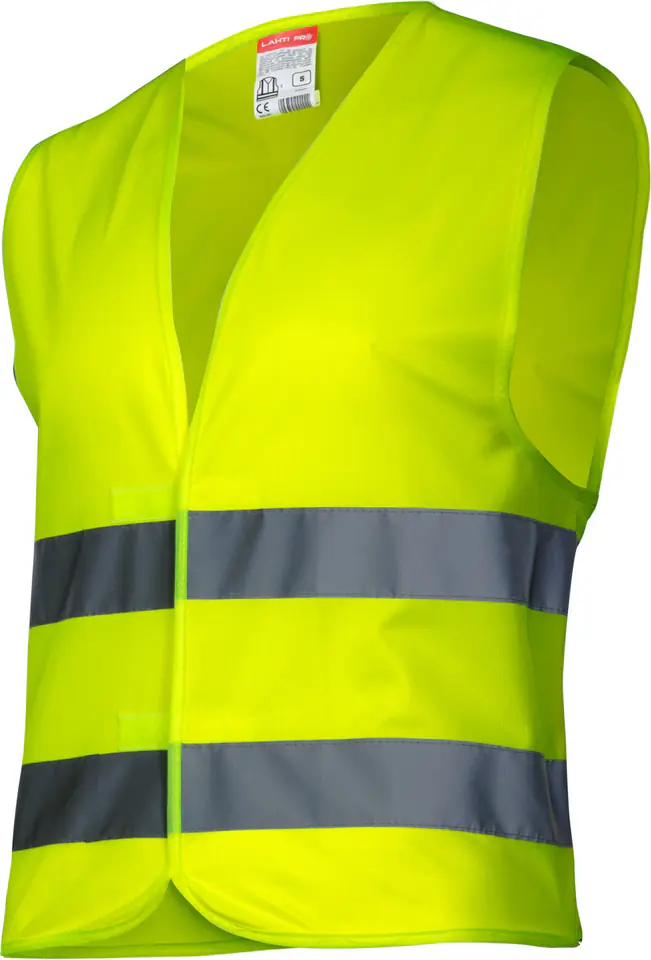 ⁨WARNING VEST YELLOW FOR KIDS 7-9 YEARS, "M", CE, LAHTI⁩ at Wasserman.eu