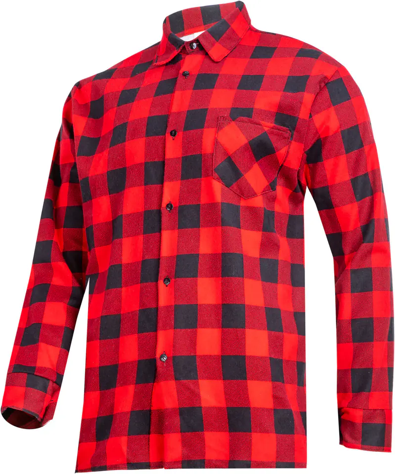 ⁨FLANNEL SHIRT RED, 120G/M2, "L", CE , LAHTI⁩ at Wasserman.eu