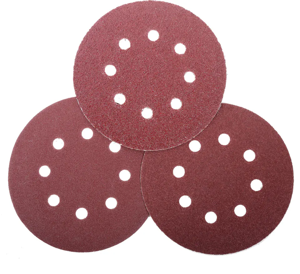 ⁨SELF ADH. PAPER DISCS WITH HOLES, 125MM, 5PSC, GR60, PROLINE⁩ at Wasserman.eu