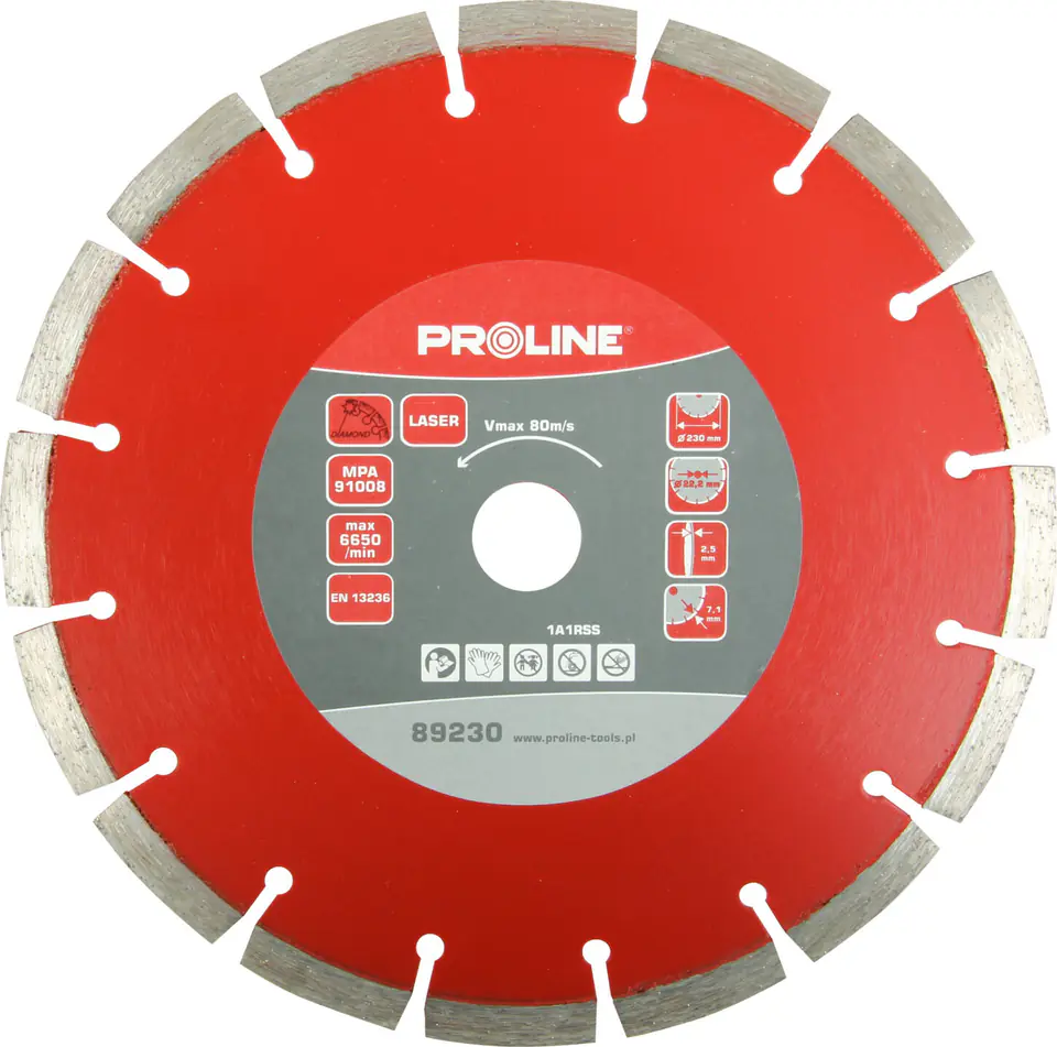 ⁨TARCZA DIAMENTOWA LASER(UNIWERSALNA)300*2.8*8.7*25.4 PROLINE⁩ w sklepie Wasserman.eu