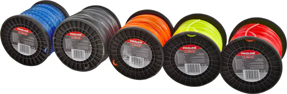 ⁨TRIMMING LINE TWIST SQUARE 2.4MM X 90M (SPOOL), PROLINE⁩ at Wasserman.eu
