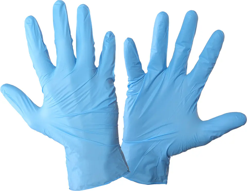 ⁨GLOVES NITRILE BLUE, 100 PCS., "9", CE, LAHTI⁩ at Wasserman.eu