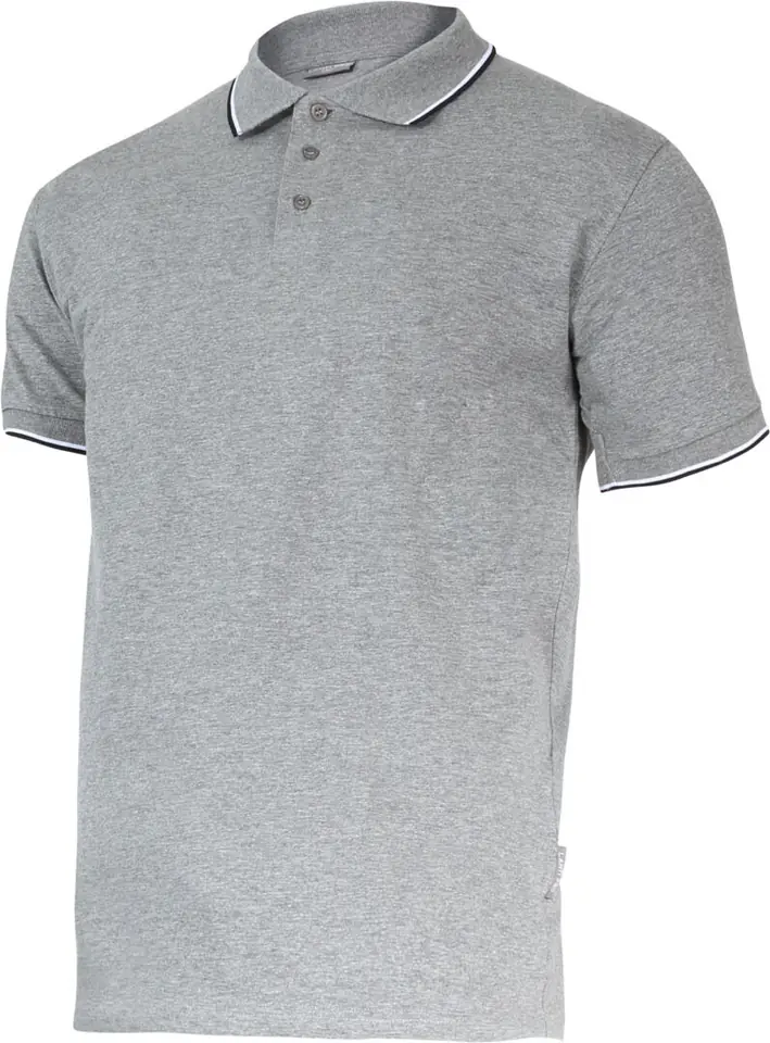 ⁨KOSZULKA POLO 190G/M2, SZARA, "L", CE, LAHTI⁩ w sklepie Wasserman.eu