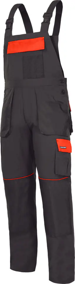 ⁨BIB PANTS GRAPHIT-ORANGE, 190G/M2, "S (48)", CE, LAHTI⁩ at Wasserman.eu