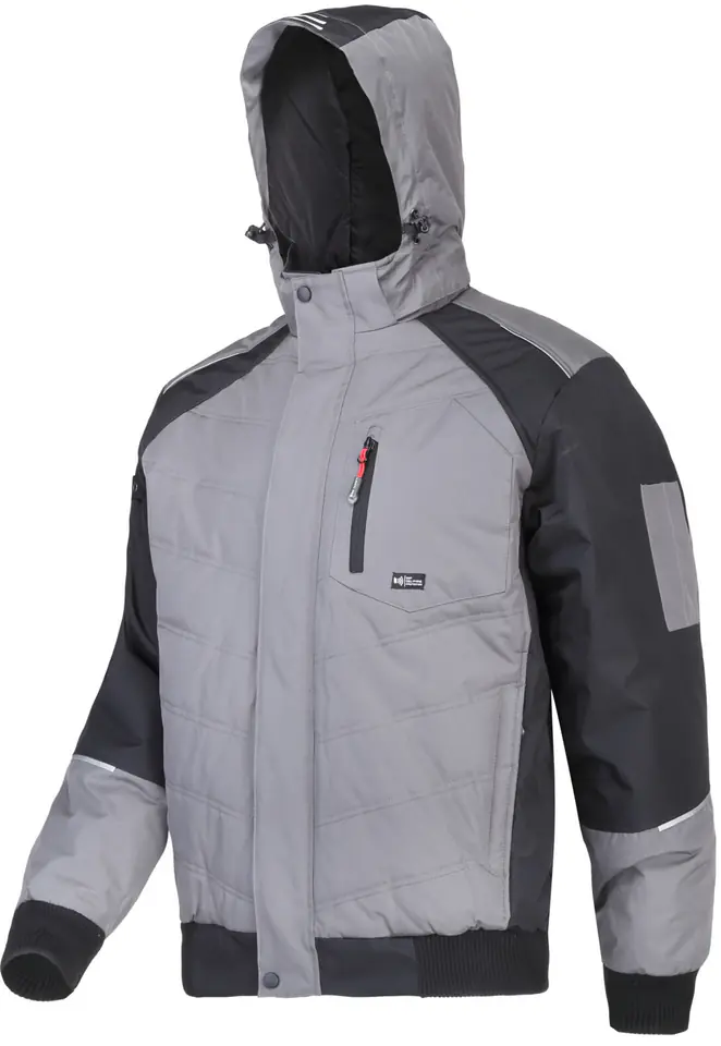 ⁨COAT, PADDED, GREY-BLACK, "S", CE, LAHTI⁩ at Wasserman.eu