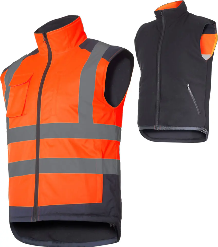 ⁨WARNING VEST REVERSIBLE, ORANGE, "M", CE, LAHTI⁩ at Wasserman.eu