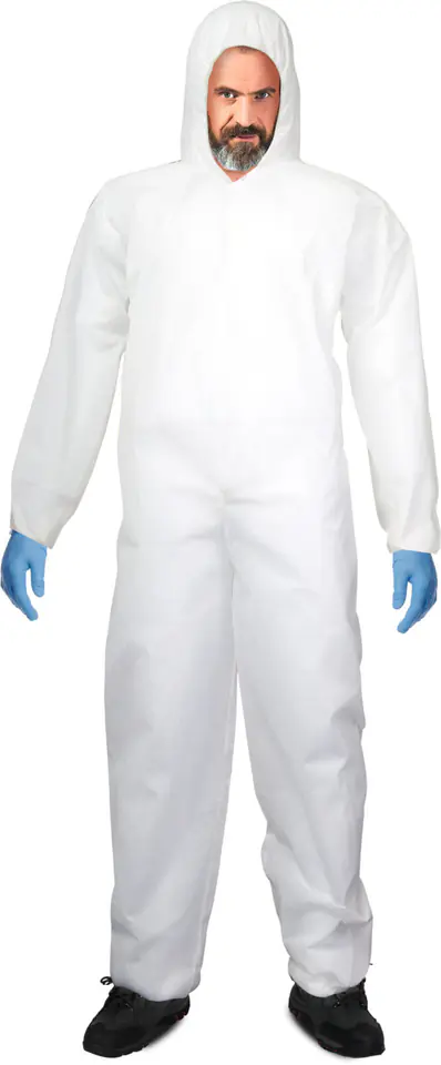 ⁨PROTECTIVE OVERALL WHITE, 50G/M2, "2XL", CE, LAHTI⁩ at Wasserman.eu