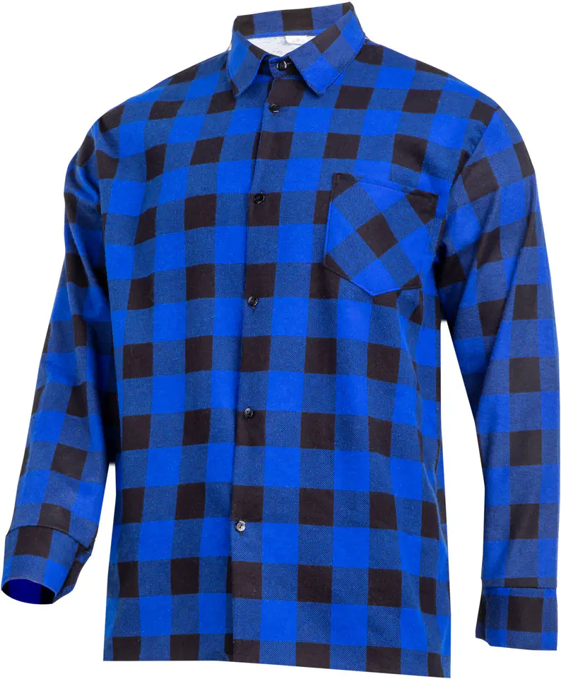 ⁨FLANNEL SHIRT BLUE, 120G/M2, "L", CE, LAHTI⁩ at Wasserman.eu