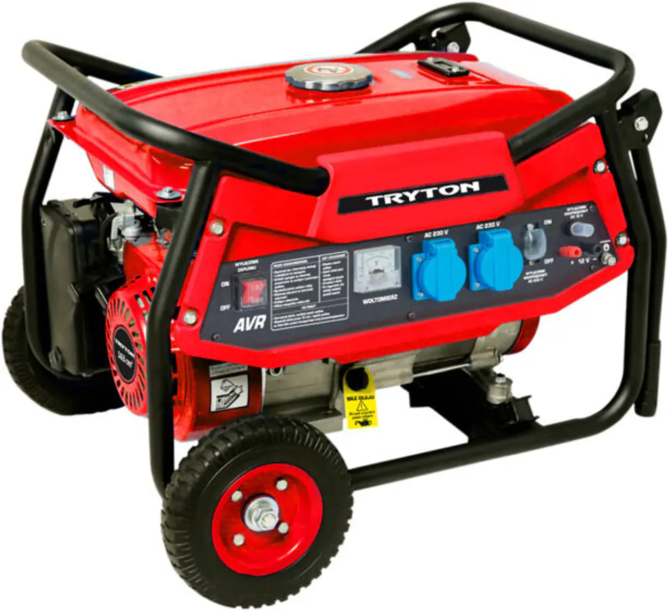AGREGAT PRĄDOTWÓRCZY 2000W, AVR, 2X230V, 12V, KÓŁKA CE w sklepie Wasserman.eu