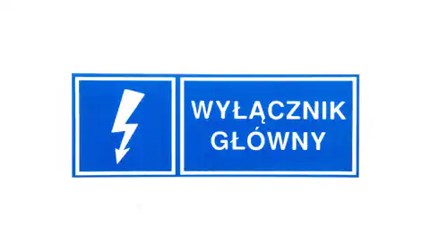 ⁨Plate /information sign/ TZI 37x105S WYL.GL. E04TZ-01041210200 /10pcs/⁩ at Wasserman.eu