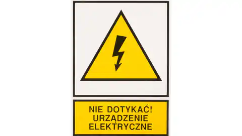 ⁨Tabliczka /znak ostrzegawczy/ TZO 148X210S /N.D.U.E./ E04TZ-01011140100 /10szt./⁩ w sklepie Wasserman.eu
