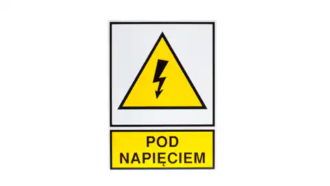 ⁨Plate /warning sign/ POP 148X210P E04TZ-01012140800 /10pcs/⁩ at Wasserman.eu