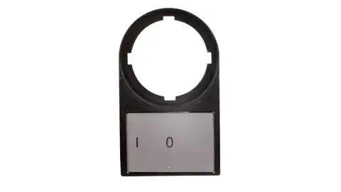 ⁨Tabliczka opisowa 0-I 50x30mm czarna prostokątna M22S-ST-X88 216485⁩ w sklepie Wasserman.eu
