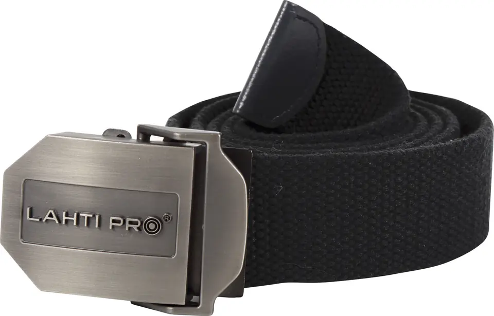 BELT FOR TROUSERS, FABRIC, BLACK, ONE SIZE, LAHTI at Wasserman.eu