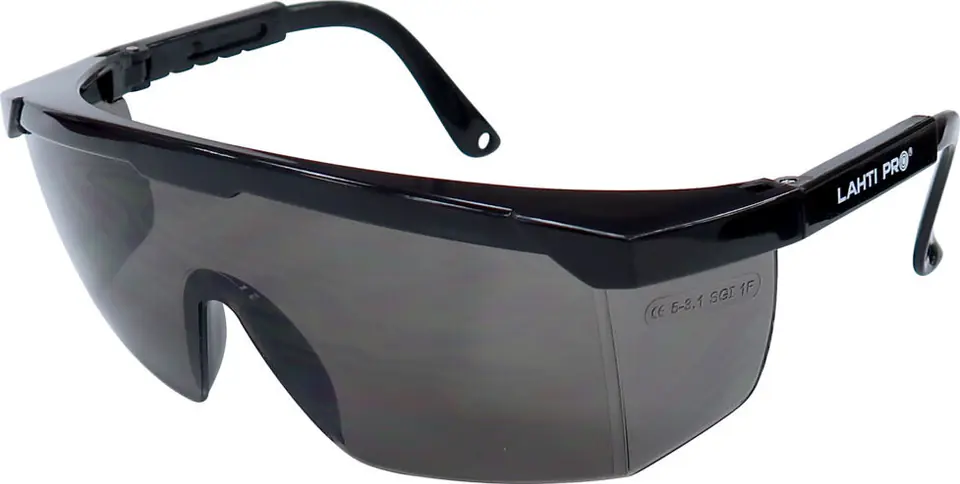 ⁨SAFETY GLASSES GREY ADJUST., MECH. RESIST. "F", CE, LAHTI⁩ at Wasserman.eu