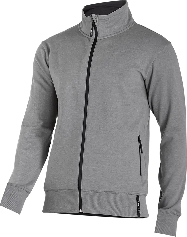 ⁨SWEATSHIRT WITH ZIPPER GREY, "M", CE, LAHTI⁩ at Wasserman.eu