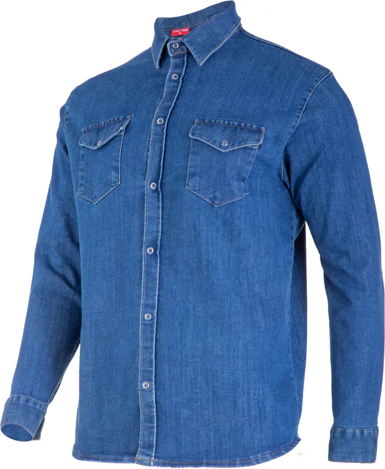 ⁨JEANS SHIRT BLUE, "2XL", CE, LAHTI⁩ at Wasserman.eu