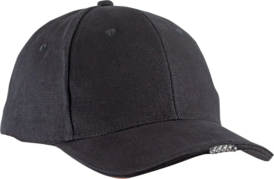⁨BASEBALL CAP WITH LED LIGHTING, BLACK, CE, LAHTI⁩ at Wasserman.eu