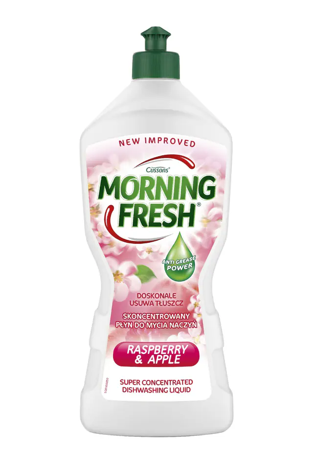 ⁨CUSSONS Morning Fresh Skoncentrowany Płyn do mycia naczyń - Raspberry & Apple 900ml⁩ w sklepie Wasserman.eu
