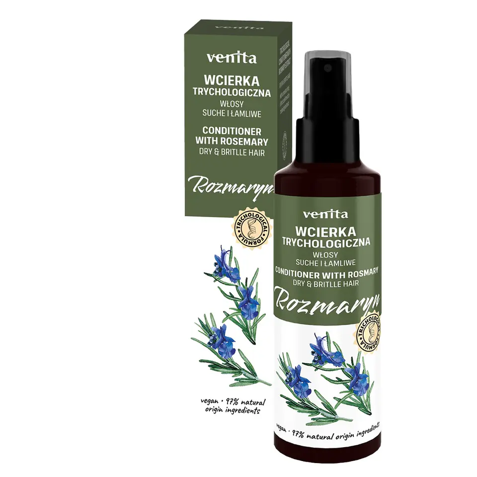 ⁨VENITA TRYCHO.WCIERKA ROZMARYN 100 ML⁩ w sklepie Wasserman.eu