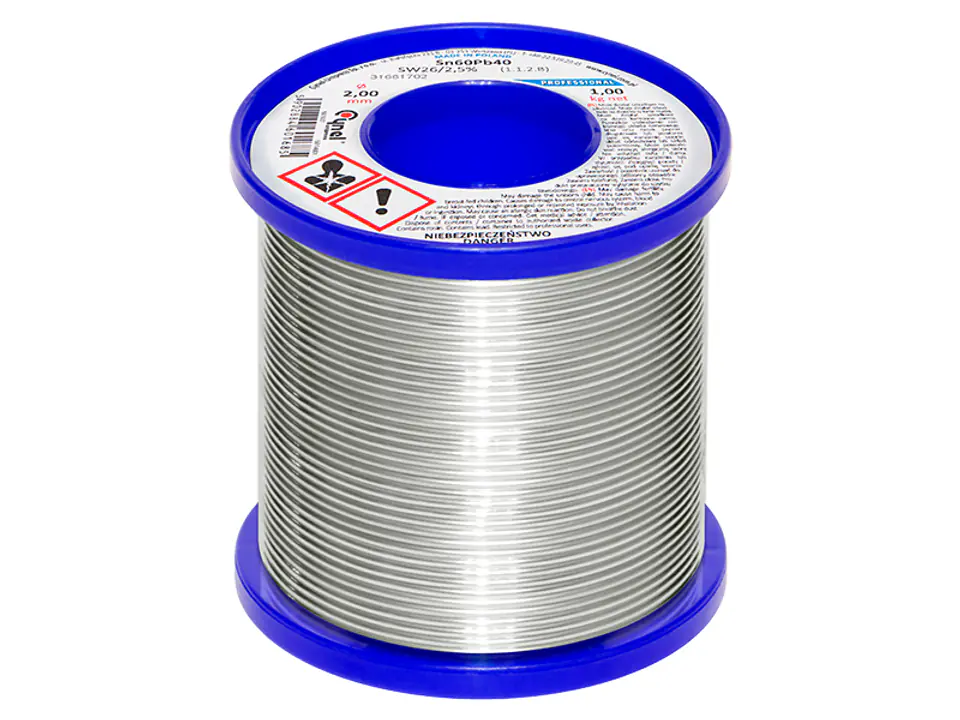 ⁨Tin 2mm/1000g Sn60Pb40 CYNEL⁩ at Wasserman.eu