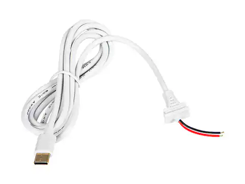 ⁨Kabel do ładowarki USB-C biały⁩ w sklepie Wasserman.eu