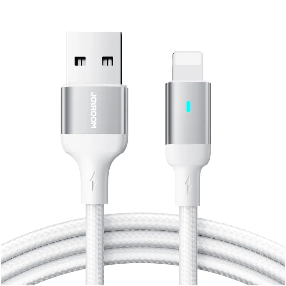 ⁨Kabel przewód do iPhone A10 Series USB - Lightning 2.4A 2m biały⁩ w sklepie Wasserman.eu