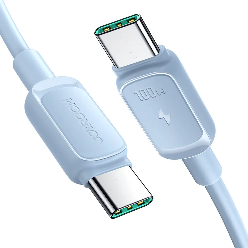 Kabel przewód USB-C - USB-C 100W 1.2m niebieski w sklepie Wasserman.eu