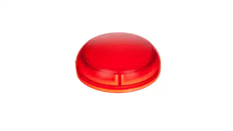 ⁨Soczewka lampki 22mm płaska czerwona M22-XL-R 216454⁩ w sklepie Wasserman.eu