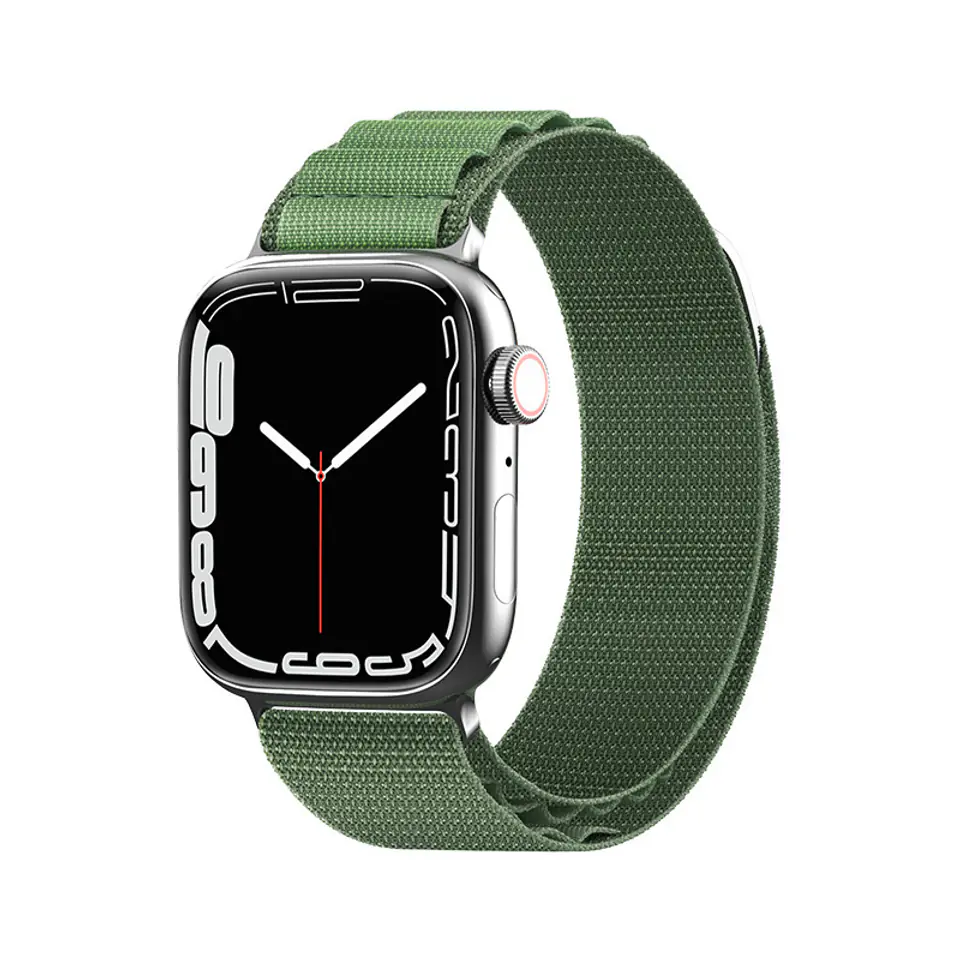 ⁨Pasek ze stalową sprzączką Alpine do Apple Watch 38 / 40 / 41 mm zielony⁩ w sklepie Wasserman.eu