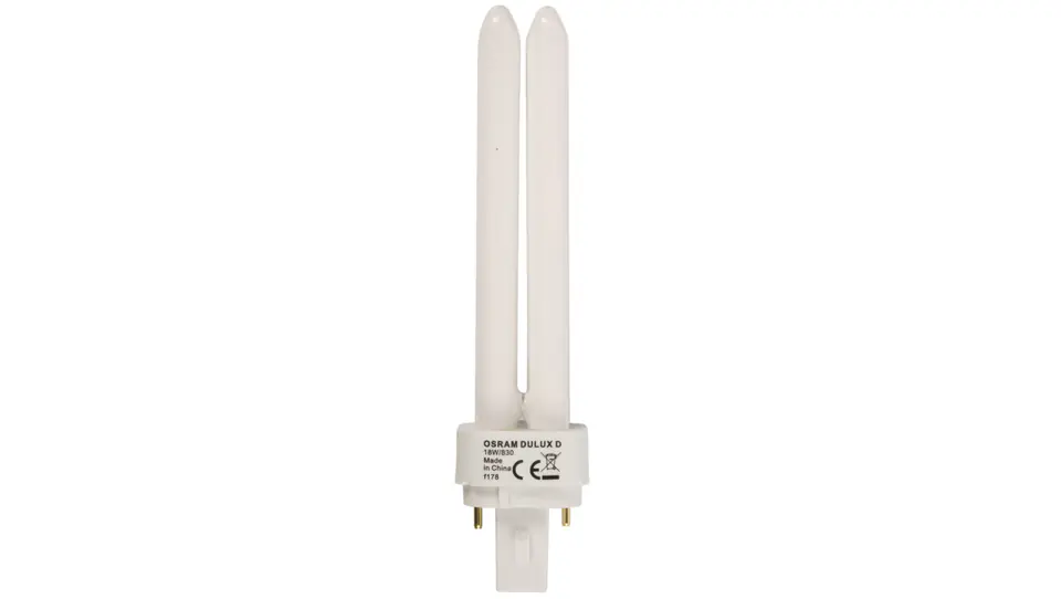 ⁨Świetlówka kompaktowa G24d-2 (2-pin) 18W 3000K DULUX D 4050300025704⁩ w sklepie Wasserman.eu