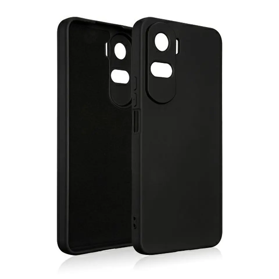 ⁨Beline Etui Silicone Honor 90 Liteczarny/black⁩ w sklepie Wasserman.eu