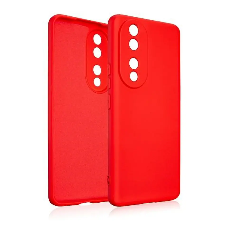 ⁨Beline Etui Silicone Honor 90 czerwony/red⁩ w sklepie Wasserman.eu