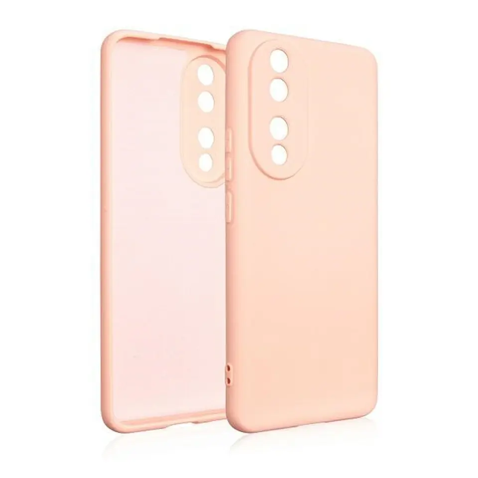 ⁨Beline Etui Silicone Honor 90 różowo-złoty/rose gold⁩ w sklepie Wasserman.eu