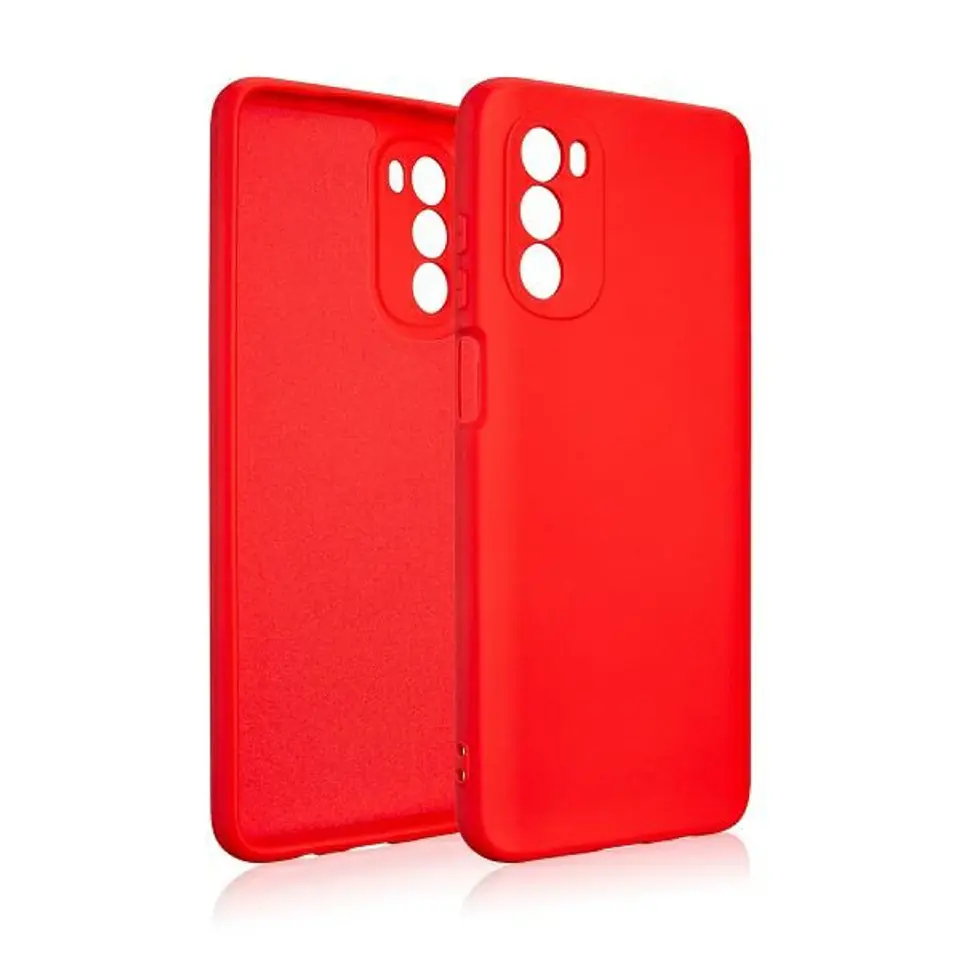 ⁨Beline Etui Silicone Motorola Moto G825G czerwony /red⁩ w sklepie Wasserman.eu