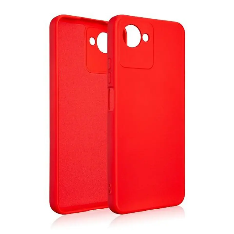 ⁨Beline Etui Silicone Realme C30 czerwony/red⁩ w sklepie Wasserman.eu