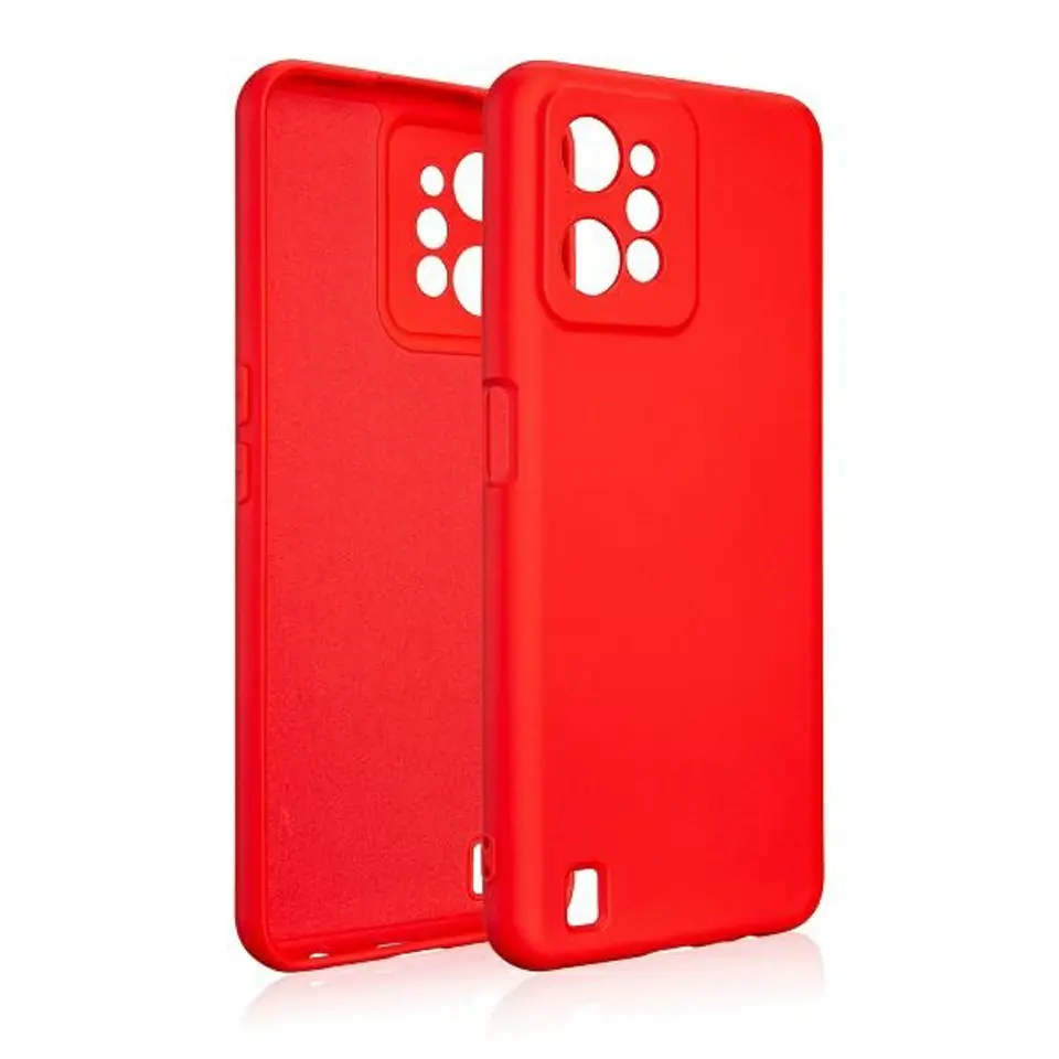 ⁨Beline Etui Silicone Realme C31 czerwony /red⁩ w sklepie Wasserman.eu